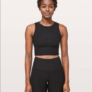 Lululemon Kick Serve Bra Texture Black